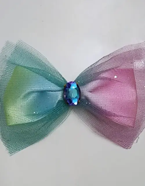 Cat Bow Tie | Elegant Bow Tie and Fancy Collar for Cats | Stylish Pet Accessories | Glitter tulle